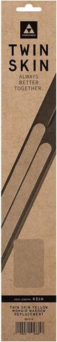 فيشر Twin Skin Mohair Narrow، Glide Grip تحسين الاستقرار الرياضات الثلجية التزلج عبر الريف التزلج تسلق الجبال النيون الأصفر استبدال جلود التزلج سلسلة Twin in Saudi Arabia