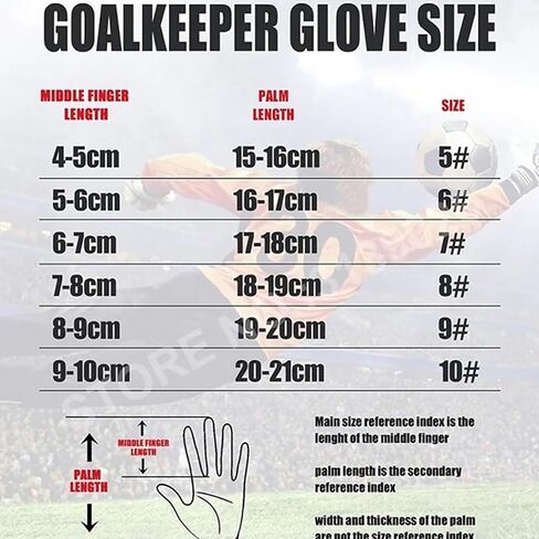 Soccer Goalkeeper Gloves,Goalkeeper Gloves,Football Goalie Glove, Breathable and Flexible Goalie,Goalkeeping for Boys Men Kids Children Adult Soccer in Saudi Arabia