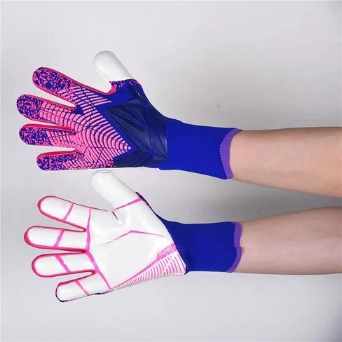 Football Goalkeeper Gloves for Youth Non-Slip Latex Palm,Goalkeeper Gloves,Kids Slip-Resistant and Breathable Glove Abrasion-Resistant Features in Saudi Arabia
