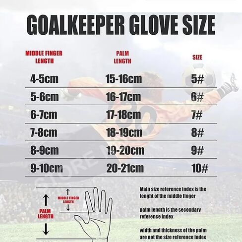 Football Goalkeeper Gloves for Youth Non-Slip Latex Palm,Goalkeeper Gloves,Kids Slip-Resistant and Breathable Glove Abrasion-Resistant Features in Saudi Arabia