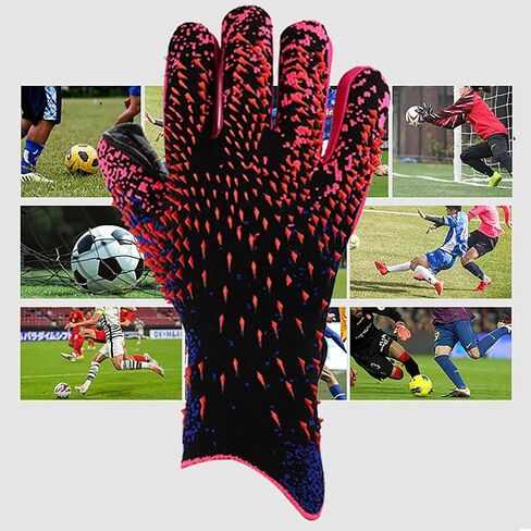 Goalkeeper Gloves,Football Goalkeeper Gloves,High Performance Glove, Super Grip Professional Football,for Boys Kids Children Adult Soccer(B,6) in Saudi Arabia