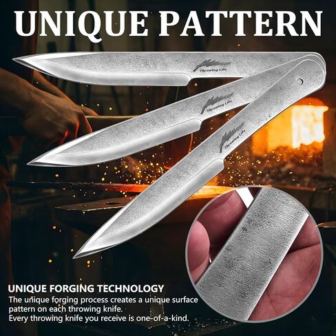 أداة رمي 3 قطع، وزن 225 جرام، طول 25 سم، مجموعة رمي سميكة 3 قطع، فولاذ 440C، 57HRC، تصميم مشطوب بالكامل، زوايا شفرة مستديرة، حادة ومتينة لممارسة الرمي لمسافات طويلة in Kuwait