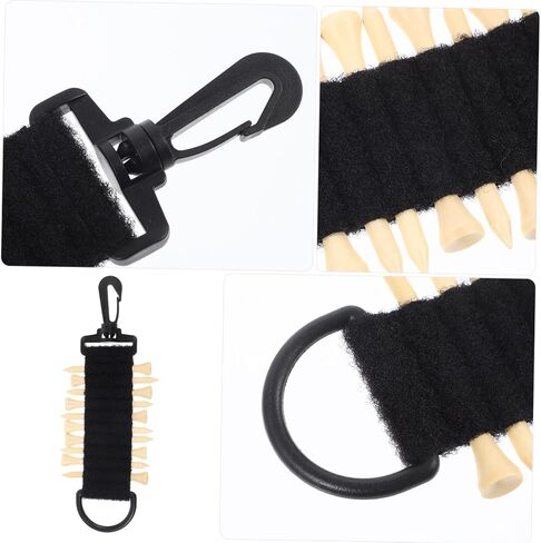 GANAZONO 1set Hanging Golf Tee Holder Portable Plastic Golf Tees Carrier for Easy Storage and Organization Lightweight and Accessory Compact Design for Pouches and Belts in Saudi Arabia
