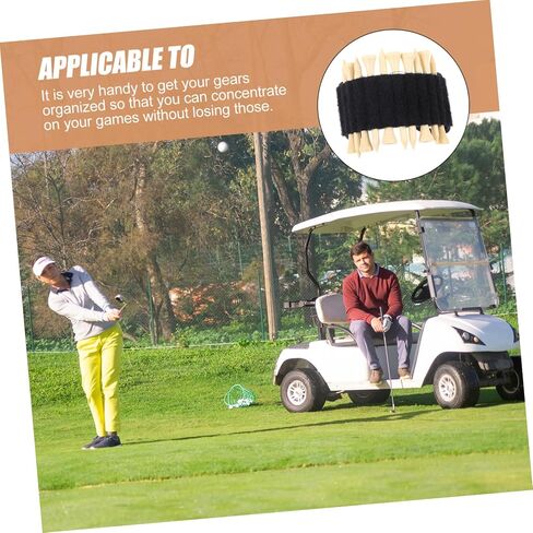GANAZONO 1set Hanging Golf Tee Holder Portable Plastic Golf Tees Carrier for Easy Storage and Organization Lightweight and Accessory Compact Design for Pouches and Belts in Saudi Arabia