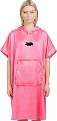 Quick-dry microfiber Surf Poncho Towel with hood & pocket. Converts to a shoulder bag. Ideal for beach, surfing & swimming in Saudi Arabia