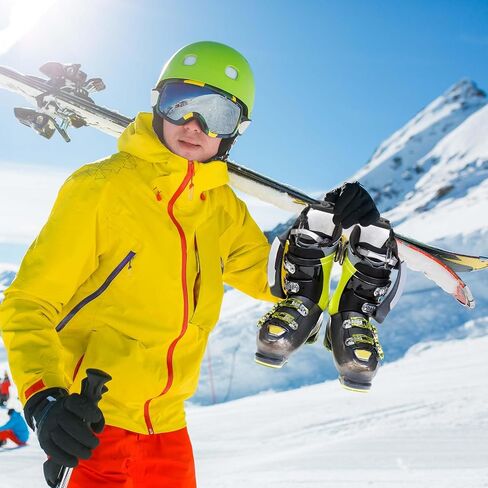 2pcs Adjustable Ski Boot Carrier Straps, Nylon Pole Roller Snowboard Shoulder Sling with Hand Carry Strap Heavy-Duty Snowboard Skiing Accessories for Easy Equipment Transport in Saudi Arabia