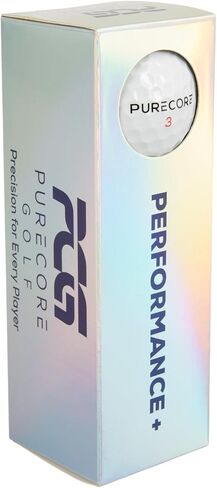 PURECORE Performance+ Distance Golf Balls – Premium 3-Piece Urethane | 98 Compression | Extra Soft Feel, Predictable Flight, Balanced Spin & Consistent Distance in Saudi Arabia