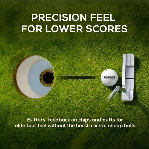 PURECORE Performance+ Distance Golf Balls – Premium 3-Piece Urethane | 98 Compression | Extra Soft Feel, Predictable Flight, Balanced Spin & Consistent Distance in Saudi Arabia