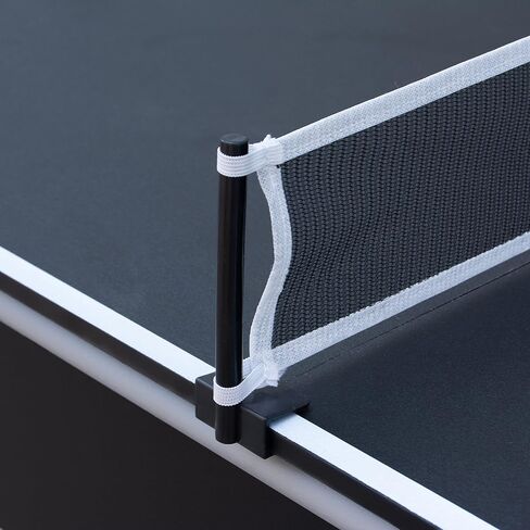 Hathaway Maverick 7 Foot Pool Table with Table Tennis Top – with Accessories for Both Games – Space-Saving Ping Pong and Pool Table Combo for Families – Matte Black Finish in Saudi Arabia