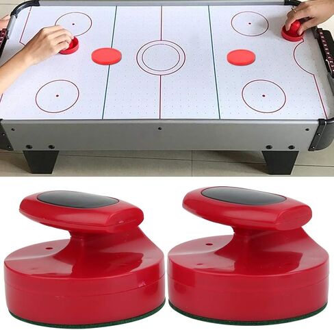 Table Hockey Pushers Pucks Set, 94x66mm Slider, 4 Pack, Large Size Red, Quick and Convenient Sliding Action, for Standard Hockey Tables in Saudi Arabia