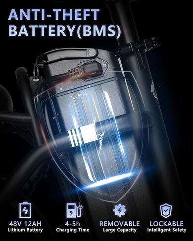 APYEAR Electric Bike for Adults, Ebike, Electric Bicycle with 576WH Removable Battery,14"/26" Folding Ebike, 20MPH,20+ Miles(MAX),500W High Motor,Multi-Shock Absorption,UL 2849,Commuting Mini E Bikes in Saudi Arabia