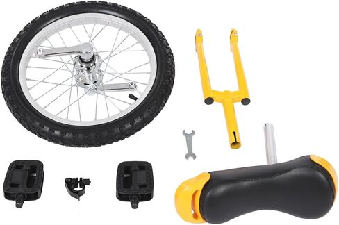 16 Inch Wheel Unicycle, Outdoor Unicycle with 2 Pedals One Wheel Bike Adjustable Seat Exercise Bicycle Outdoor Sports Fitness Exercise Unicycles in Kuwait