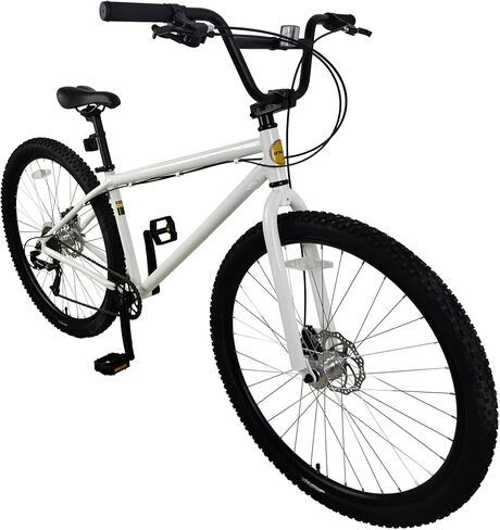 29 Inch BMX Style Shimano 9 Speed Disc Brakes (Gloss White) in Saudi Arabia