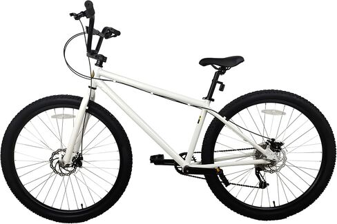 29 Inch BMX Style Shimano 9 Speed Disc Brakes (Gloss White) in Saudi Arabia