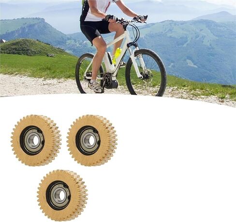 3 قطعة تروس المحرك النحاسي مع تحمل 36 الأسنان Ebike محور عجلات ترس المحرك 38x12 مللي متر معدات نقل الطاقة in Kuwait