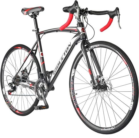 دراجة الطريق EUROBIKE، دراجة ذات 21 سرعة مع فرامل قرصية، عجلات 700C للرجال والنساء، إطار 49 سم/54 سم للكبار لركوب الدراجات in Kuwait