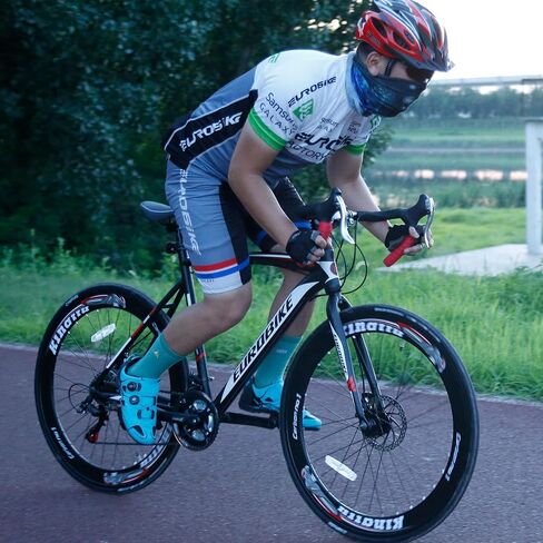دراجة الطريق EUROBIKE، دراجة ذات 21 سرعة مع فرامل قرصية، عجلات 700C للرجال والنساء، إطار 49 سم/54 سم للكبار لركوب الدراجات in Kuwait
