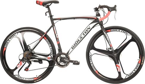 EUROBIKE YH-XC550 الطريق الدراجة للرجال 54 سنتيمتر الإطار دراجة 700C عجلات الألومنيوم الحافات 21 سرعة المزدوج مكبح قرصي ركاب الدراجات in Kuwait