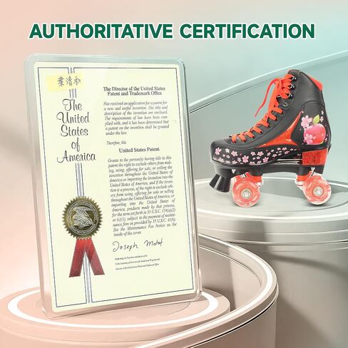 LKD Adjustable Roller Skates for Kids & Teens (Ages 6-18) – Comfortable Quad Skates with Half-Size Dial, Plush Velvet Lining, Anti-Blister Design – Trendy Two-Tone Colors in Saudi Arabia