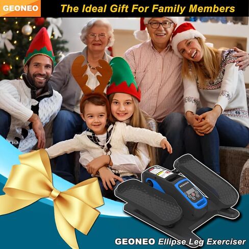 Under Desk Elliptical Machine, Electric Ellipse Leg Exerciser for Senior, Quiet and Small Electric Seated Pedal Exerciser for Home with Remote Control and 12 Adjustable Speeds in Kuwait