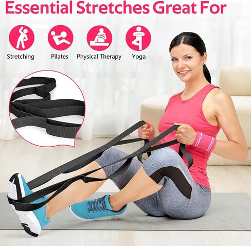 WALITO Pilates Ring Set for Women, Home Pilates Equipment Kit with Resistance Bands, Figure 8 Workout Bands, Magic Circle, Mini Ball, Compact Toning Fitness Essentials Starter Set Accessories Gift in Kuwait