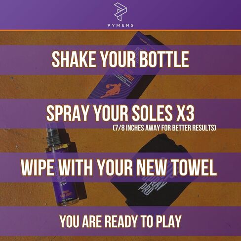 Basketball Grip Spray Pro – 2-in-1 Non-Slip Spray for Basketball Shoes & Grips | Boost Traction & Rejuvenate Soles | Essential Basketball Gear & Court Performance – 4oz in Saudi Arabia