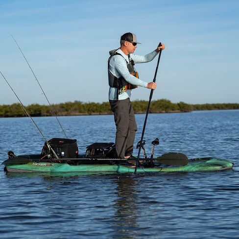 Pelican Catch Kicker 110 HDII - اجلس على قمة الصيد بدواسة كاياك - أمازونيا - نظام دواسة HyDryve II - ثابت - 11 قدم in Saudi Arabia
