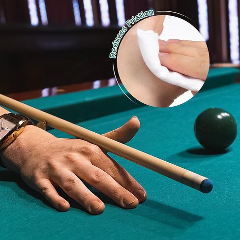 Totority Billiards Talc Powder Bag White Talcum Powder for Dry Hands Enhanced Grip Pool Cue Accessory for Professional and Recreational Use in Saudi Arabia