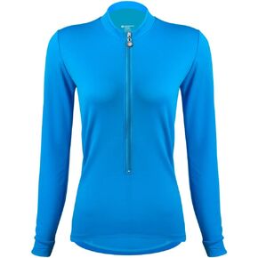 AERO|TECH|DESIGNS | Women's Swift Cycling Jersey | Long Sleeve Brushed Fleece | Made in USA in Saudi Arabia