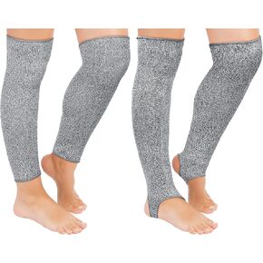 Bencailor 2 Pair Cut Resistant Leg Sleeves Anti Bite Scratch Protective Leg Protectors Sleeves for Safety Guard for Women in Saudi Arabia