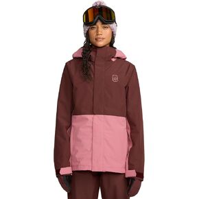 سترة Volcom النسائية Bolt المعزولة على الجليد - مقاومة للماء 10 كيلو، Eqs Fit، Zip Tech® in Kuwait
