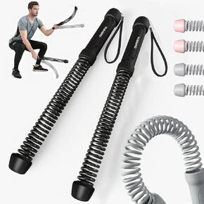 Ropeless Battle Ropes for Home Gym-Cordless Training Rope Fitness Equipment for Men & Women,Weighted Workout Ropes for HIIT,Versatile Exercise Equipment for Home and Travel Exercise(Black) in Kuwait