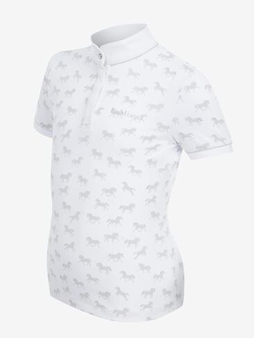 LeMieux Mini Bella Show Shirt - Kids Horse Riding Short Sleeve Top - Children's Equestrian Apparel in Saudi Arabia