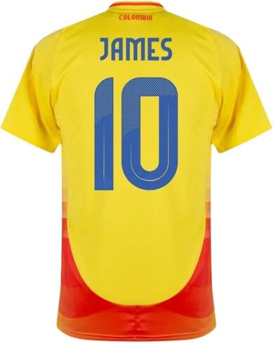 Colombia James 2024 - Home Soccer Jersey for Men Fan Version in Saudi Arabia