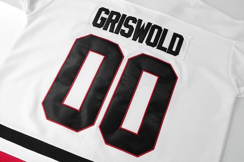 الشباب Griswold #00 فيلم عيد الميلاد الهوكي الفانيلة مخيط الحروف والأرقام S-XXXL in Kuwait