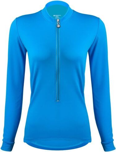 AERO|TECH|DESIGNS | Women's Swift Cycling Jersey | Long Sleeve Brushed Fleece | Made in USA in Saudi Arabia