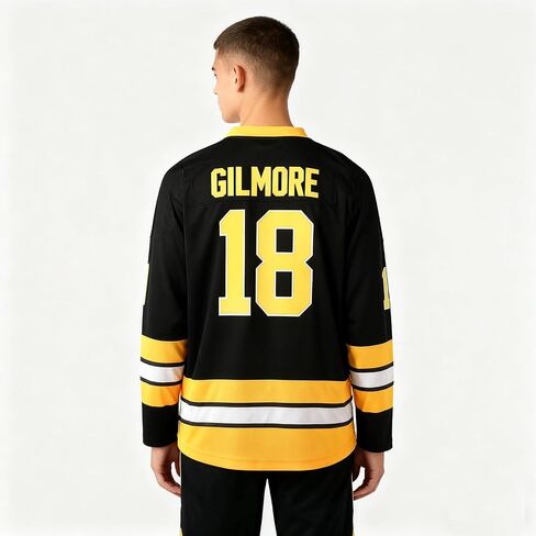 Youth Gilmore #18 Hockey Jersey Adam Sandler Movies Stitched Jersey for Kids in Kuwait