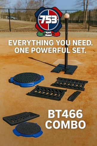 753 Sports Power Hitter Plate Batting Trainer for Baseball & Softball – Back Foot Rotation & Swing Mechanics Trainer in Saudi Arabia