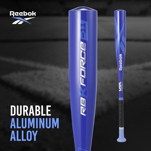 Reebok - T Ball Bat, 26-Inch Aluminum Bat for Kids & Youth, Baseball Bat for Practice, Training, and Beginners (Blue) in Saudi Arabia