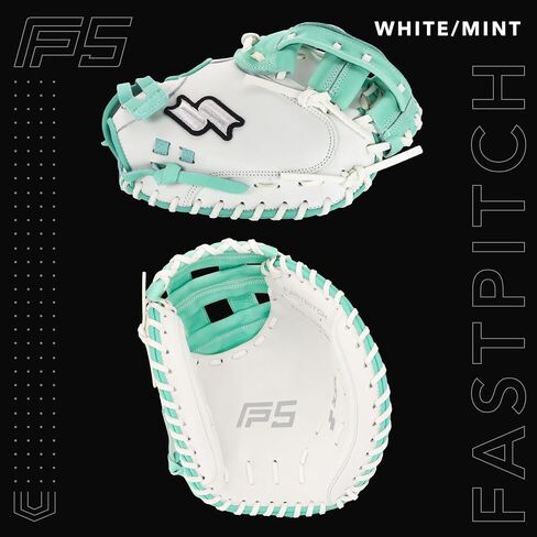 قفاز SSK FP5 Fastpitch Softball Catcher's Mitt 33 بوصة - 34 بوصة لليد اليمنى واليسرى، قفاز كرة لينة مصنوع من الجلد بالكامل in Saudi Arabia