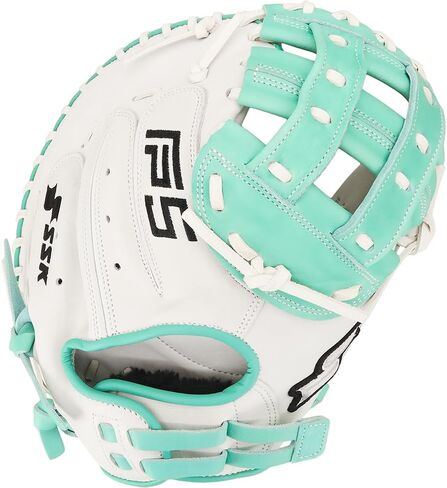 قفاز SSK FP5 Fastpitch Softball Catcher's Mitt 33 بوصة - 34 بوصة لليد اليمنى واليسرى، قفاز كرة لينة مصنوع من الجلد بالكامل in Saudi Arabia