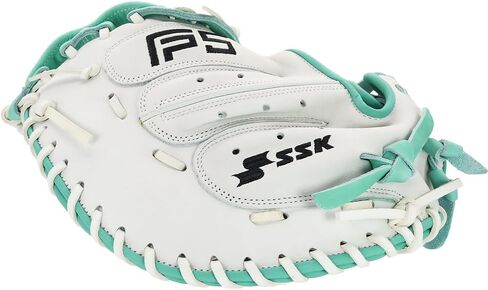قفاز SSK FP5 Fastpitch Softball Catcher's Mitt 33 بوصة - 34 بوصة لليد اليمنى واليسرى، قفاز كرة لينة مصنوع من الجلد بالكامل in Saudi Arabia