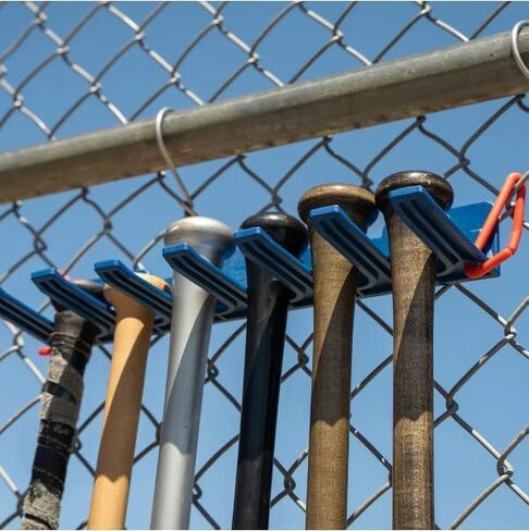 حامل مضرب البيسبول/الكرة اللينة - يحمل 12 مضربًا في الداخل أو الخارج، أزرق in Kuwait