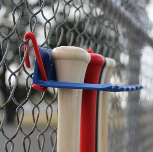 حامل مضرب البيسبول/الكرة اللينة - يحمل 12 مضربًا في الداخل أو الخارج، أزرق in Kuwait