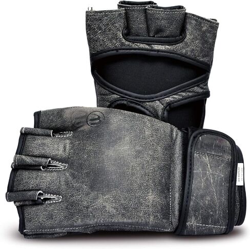 Antique Grey Series - Vintage MMA Fight Gloves - Genuine Leather in Saudi Arabia
