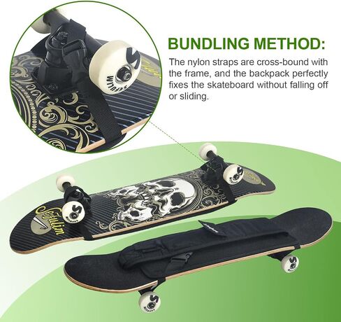 Skateboard Bag Skateboard Strap Backpack Universal Portable Skateboard Bag in Saudi Arabia