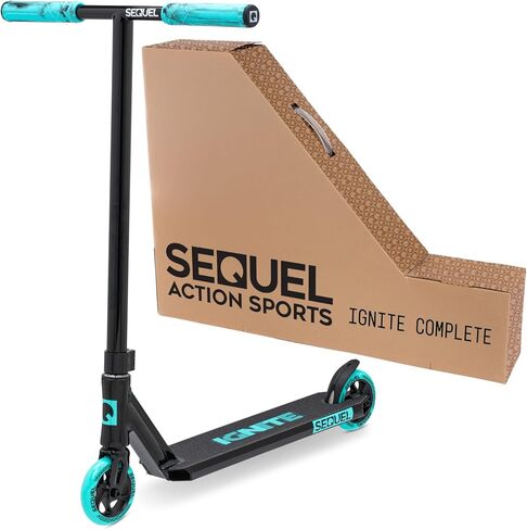 سكوتر Sequel Ignite Stunt Scooter، سكوتر Pro Complete Trick للأطفال بعمر 8 سنوات فما فوق، سكوتر Skatepark BMX للمبتدئين in Saudi Arabia