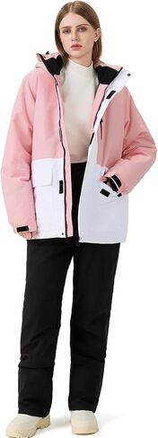Women's Ski Jackets and Bib Pants Set Windproof Waterproof Insulated Snowsuit in Saudi Arabia