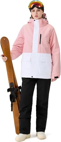Women's Ski Jackets and Bib Pants Set Windproof Waterproof Insulated Snowsuit in Saudi Arabia