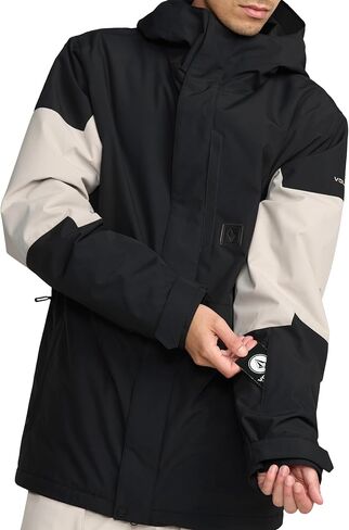 سترة Volcom الرجالية المعزولة المعاد تدويرها على الجليد من Volcom - مقاومة للماء 10 كيلو وقابلة للتنفس in Kuwait